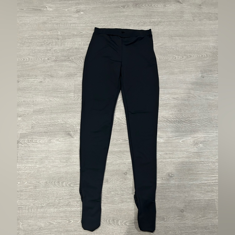 Black High Rise Footed Legging - Picture 3 of 4